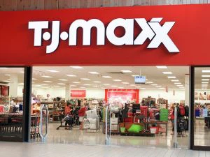 TJMaxx খুচরা দোকান সাইনবোর্ড