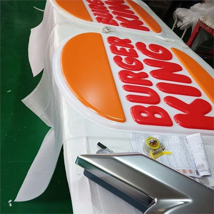 Burger King Shops Convenience Stores Logo Light Box Sign