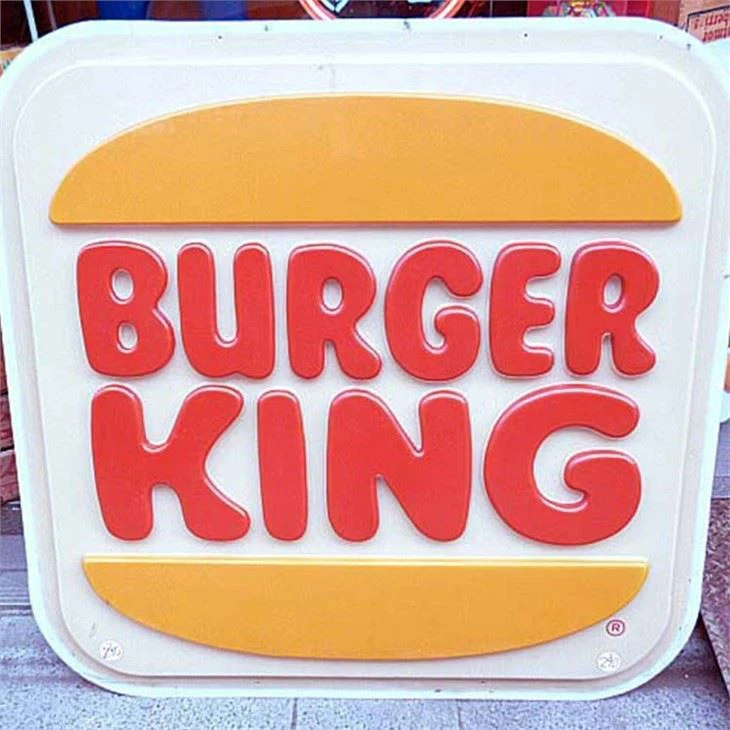 Burger King Shops Convenience Stores Logo Light Box Sign