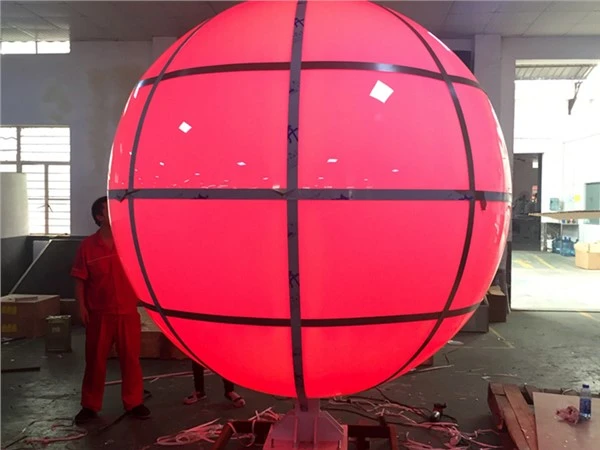 বড় গোলক আলো কাস্টমাইজড রঙিন LED লাইট বক্স